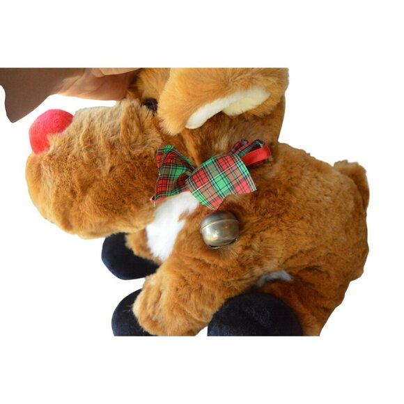 Vintage Fairview 1993 JC Penney Christmas Collection Large Reindeer Plush Toy - Picture 3 of 9